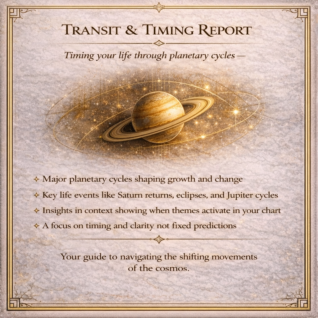 🪐 The Thesoterra Cosmic Blueprint: A Complete Natal Chart Report