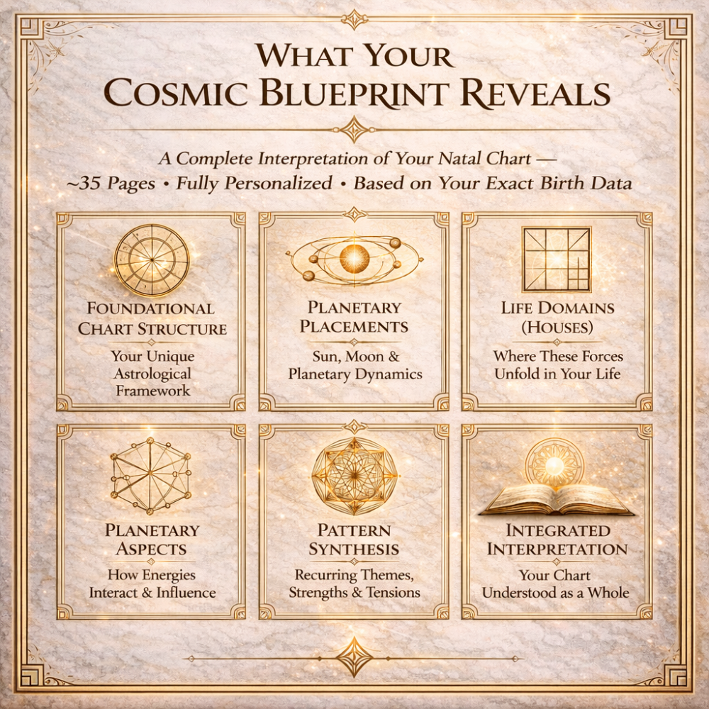 🪐 The Thesoterra Cosmic Blueprint: A Complete Natal Chart Report
