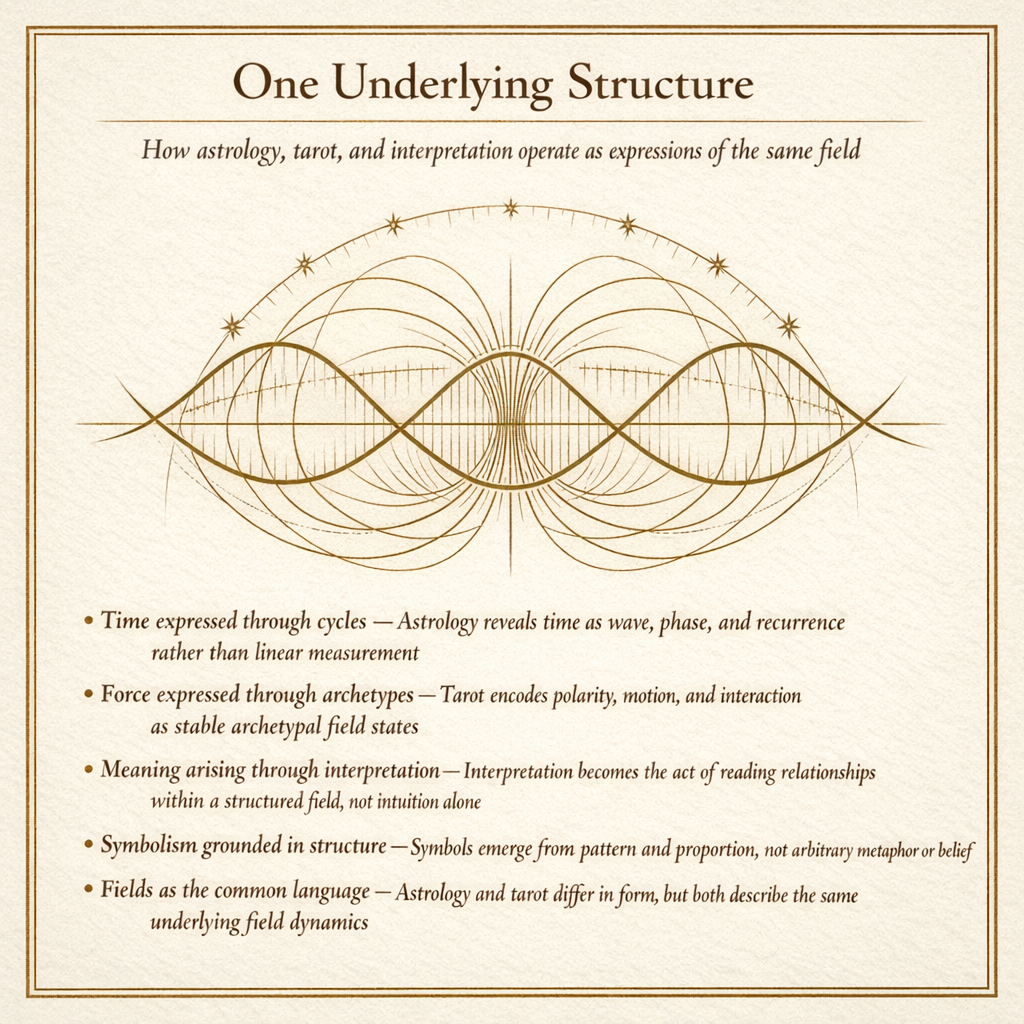 🧩 The Hidden Architecture Bundle: A Complete System for Understanding Astrology, Tarot, and Interpretation at Their Source
