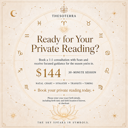 💫 Private Astrology Reading | Thesoterra Consultation