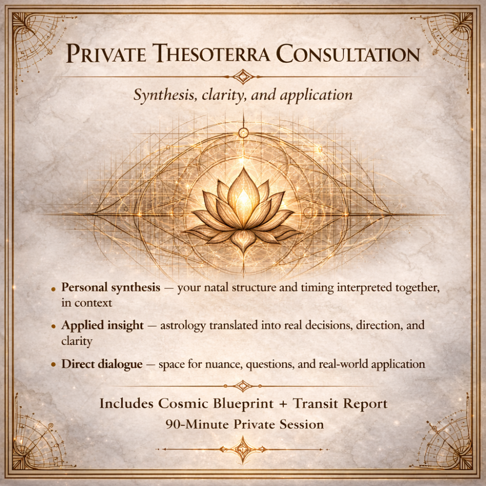 🪐 The Thesoterra Cosmic Blueprint: A Complete Natal Chart Report