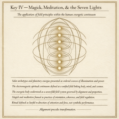 🔑 The Keys of Force and Form: The First Gate into the Structure Behind Astrology, Tarot, and Magick
