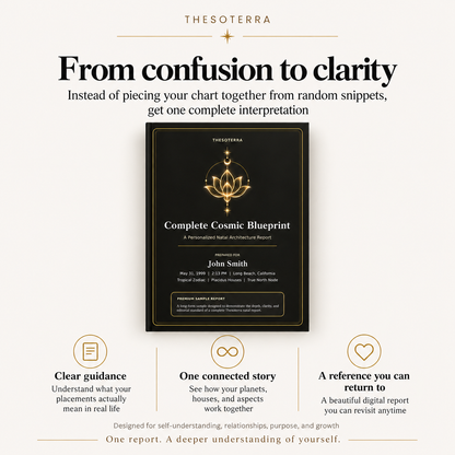 Cosmic Blueprint — Personalized Natal Astrology Report