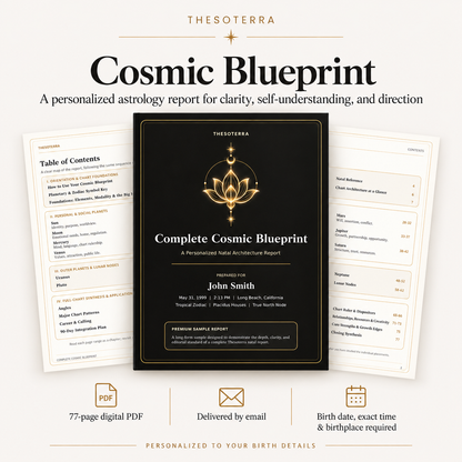 Cosmic Blueprint — Personalized Natal Astrology Report