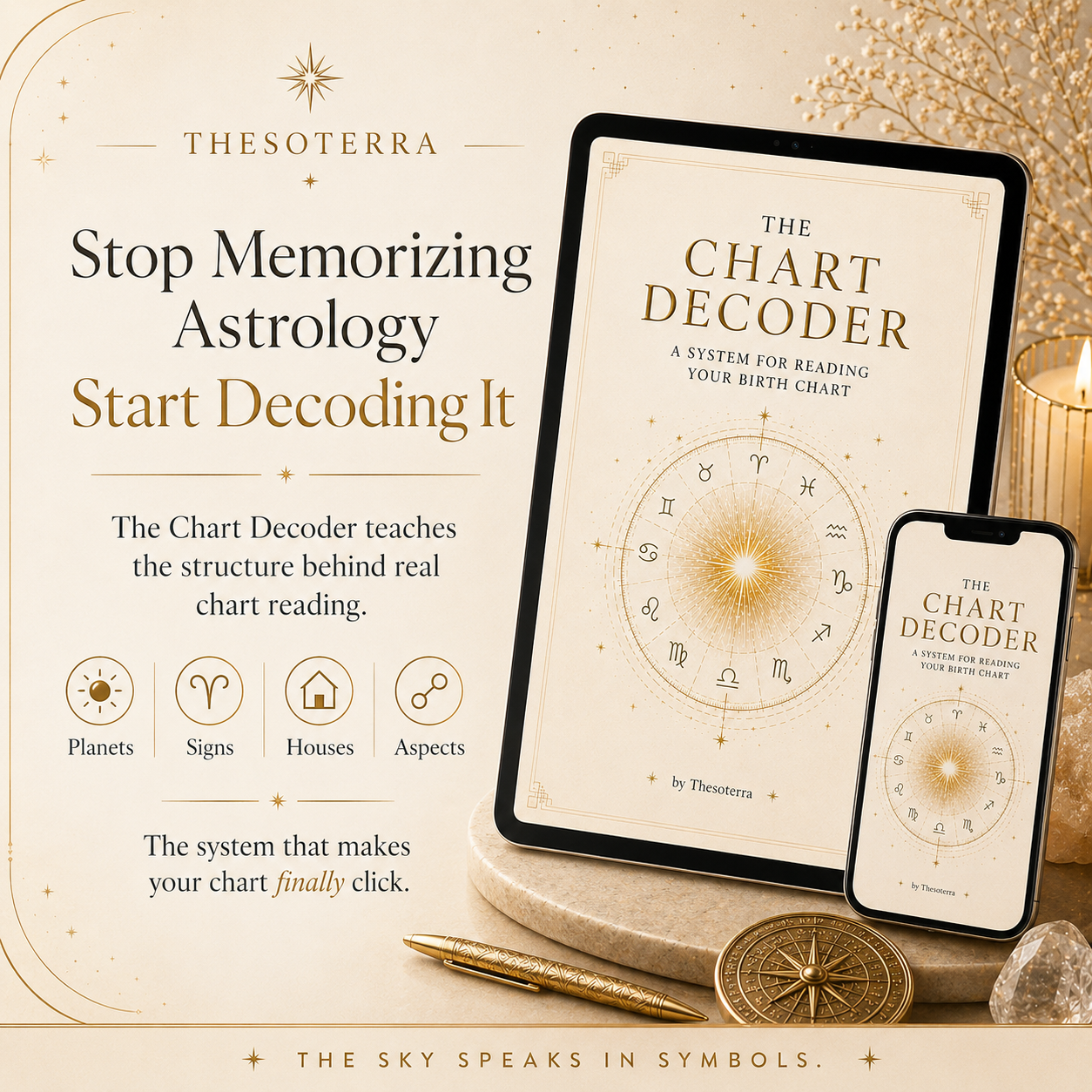 ✨ The Chart Decoder: Learn to Read Your Birth Chart Structurally
