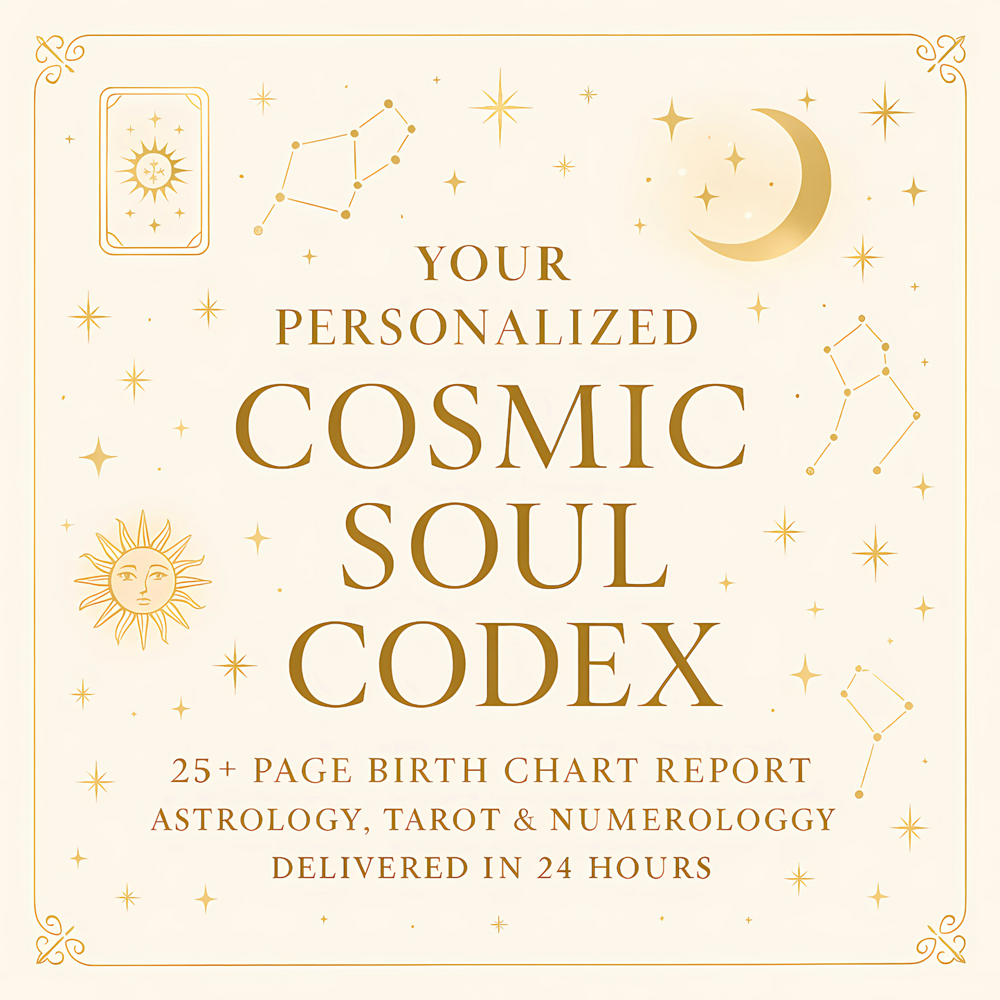 🌙 Your Personalized Cosmic Soul Codex — 25+ Page Report by a Real Astrologer