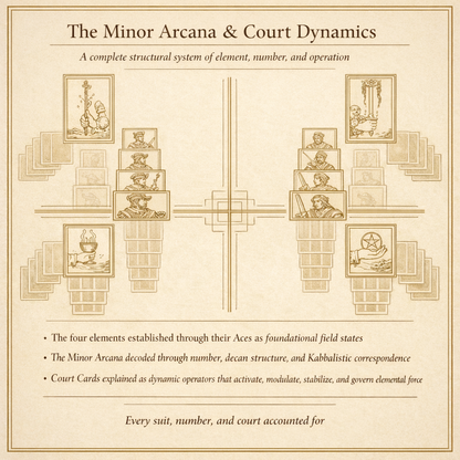 📕 Codex II — Tarot as Electromagnetic Field Dynamics: A Structural System of Force, Polarity, and Archetypal Motion