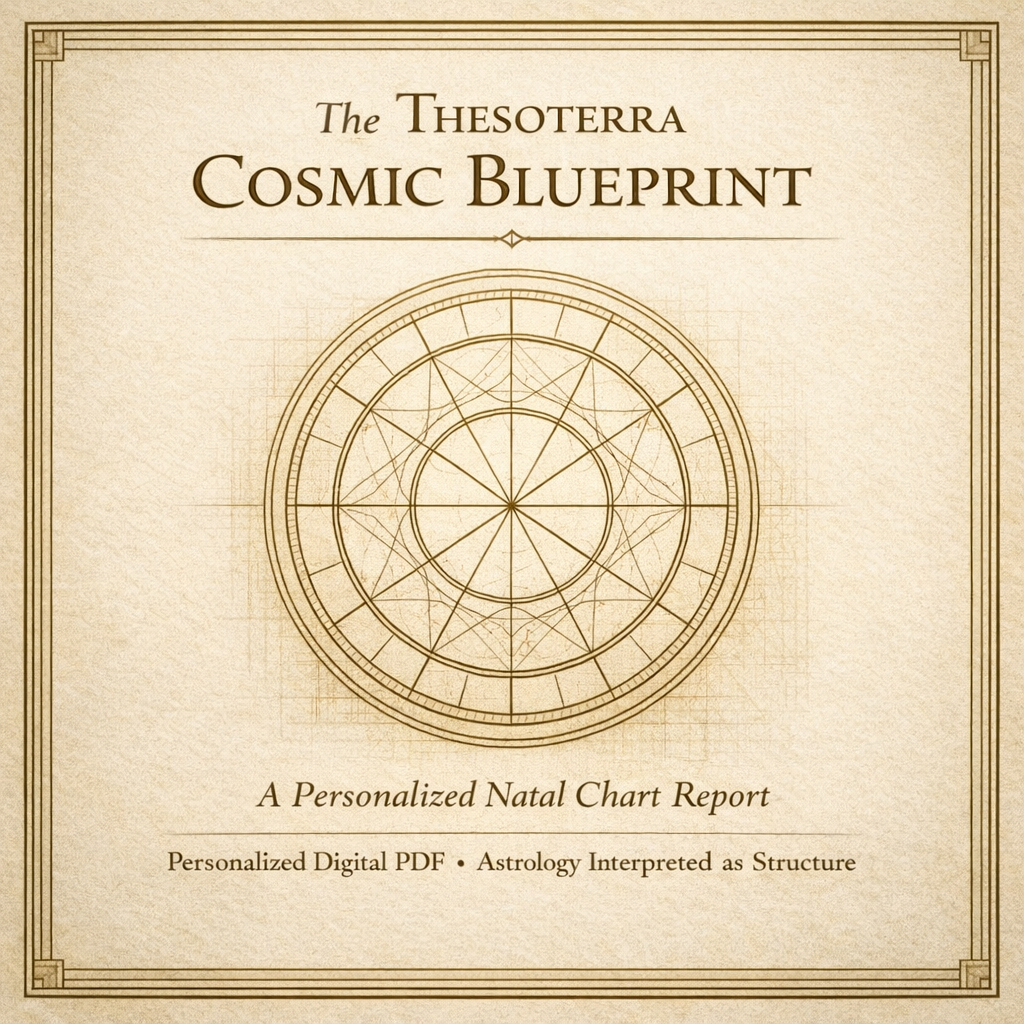 🪐 The Thesoterra Cosmic Blueprint: A Personalized Natal Chart Report