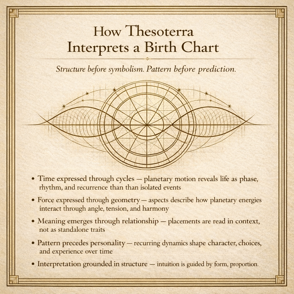 🪐 The Thesoterra Cosmic Blueprint: A Personalized Natal Chart Report