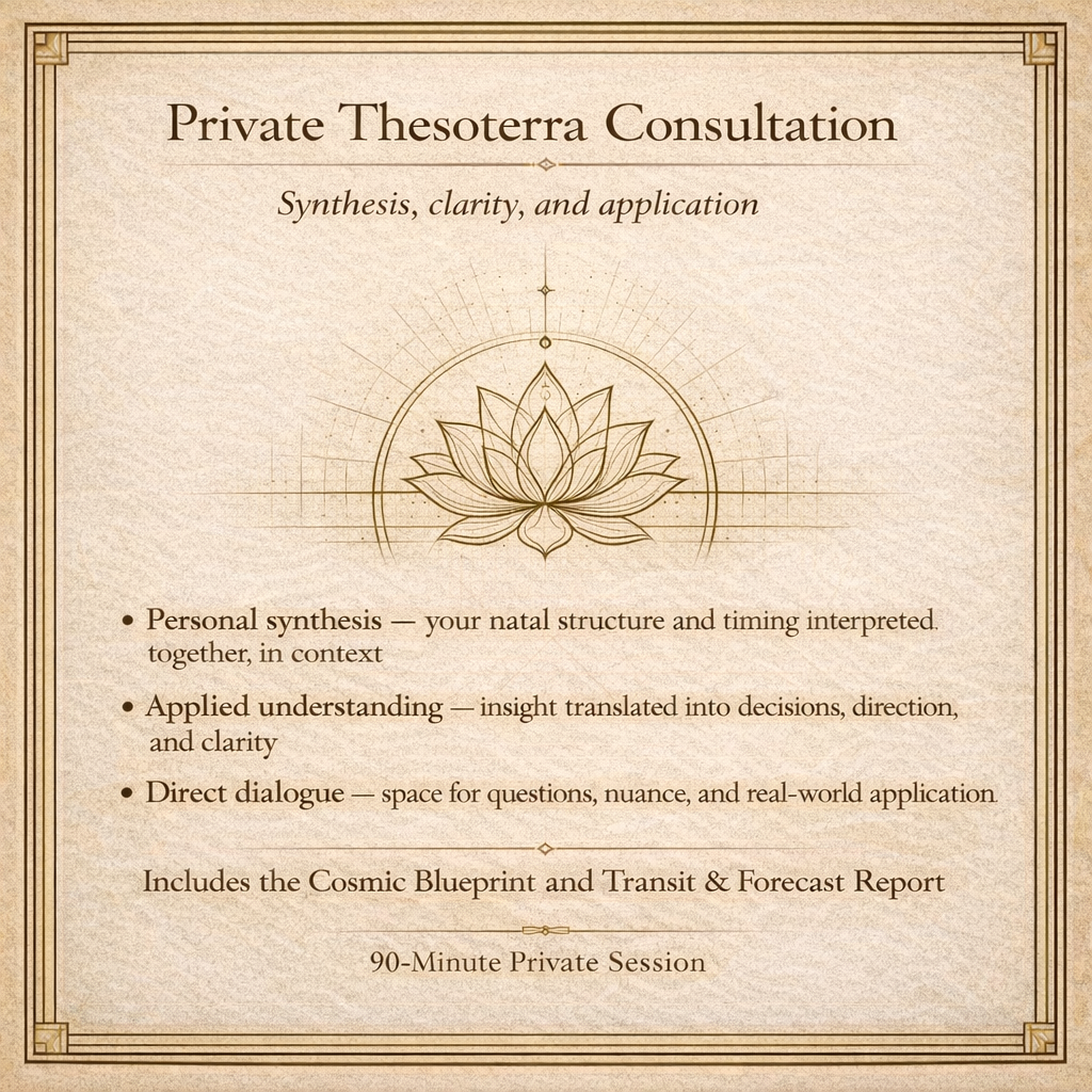 🪐 The Thesoterra Cosmic Blueprint: A Personalized Natal Chart Report