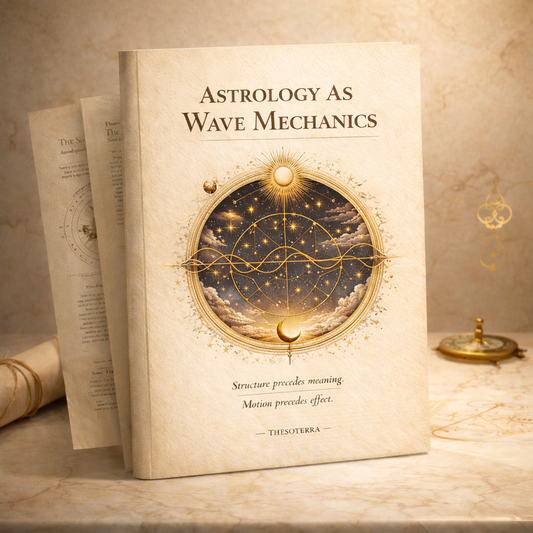 📘 Codex I — Astrology as Wave Mechanics: A Structural Model of Time, Cycles, and Planetary Motion