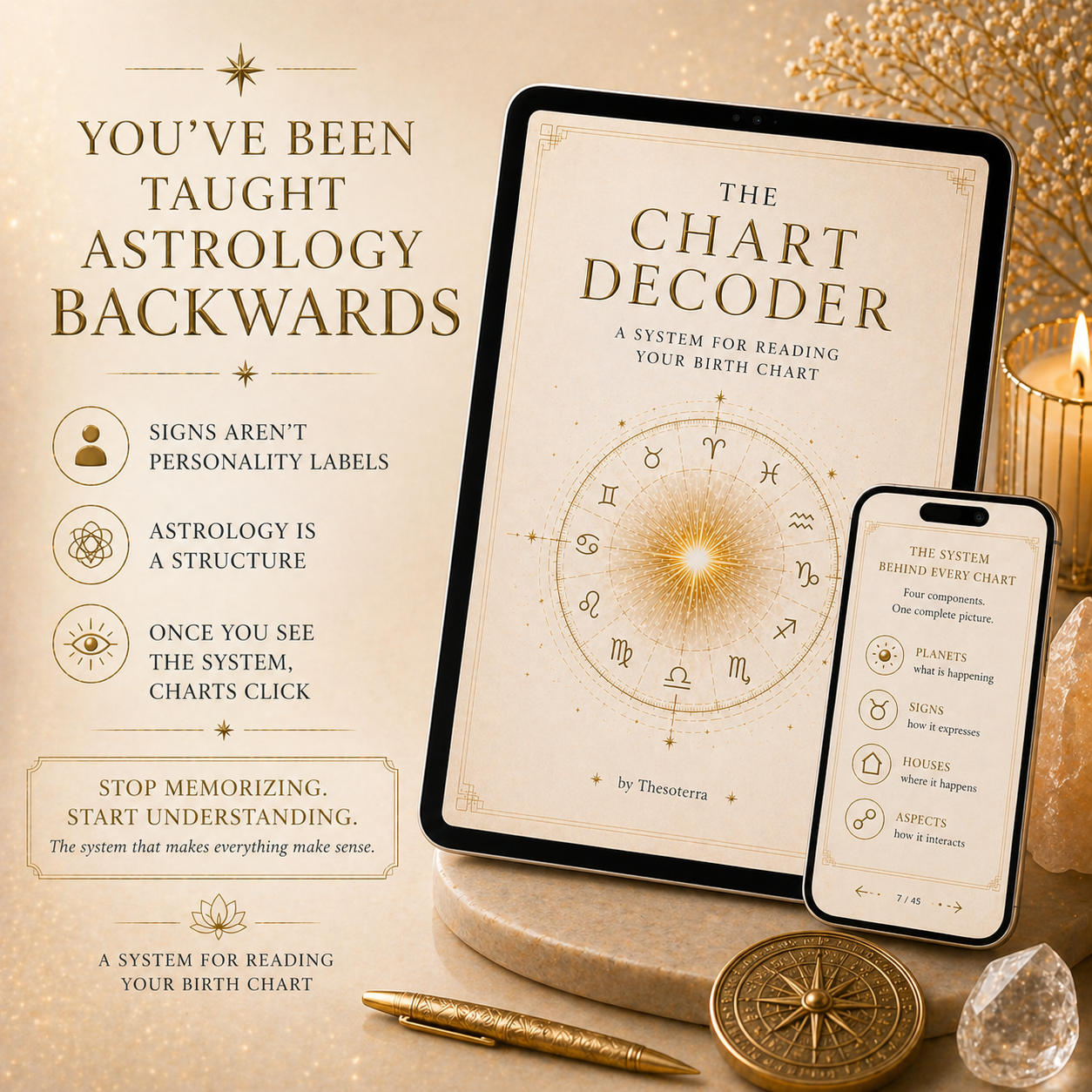 ✨ The Chart Decoder: Learn to Read Your Birth Chart Structurally