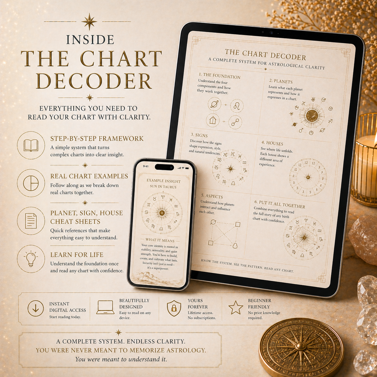 ✨ The Chart Decoder: Learn to Read Your Birth Chart Structurally