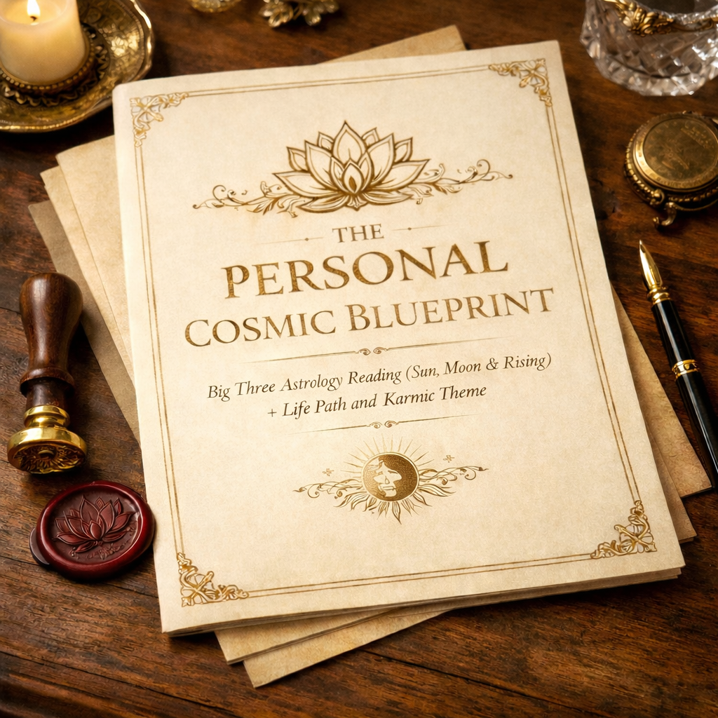 🌙 The Personal Cosmic Blueprint: Big Three Astrology Reading (Sun, Moon & Rising)