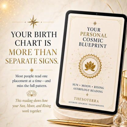 🌙 The Personal Cosmic Blueprint: Sun, Moon & Rising Reading