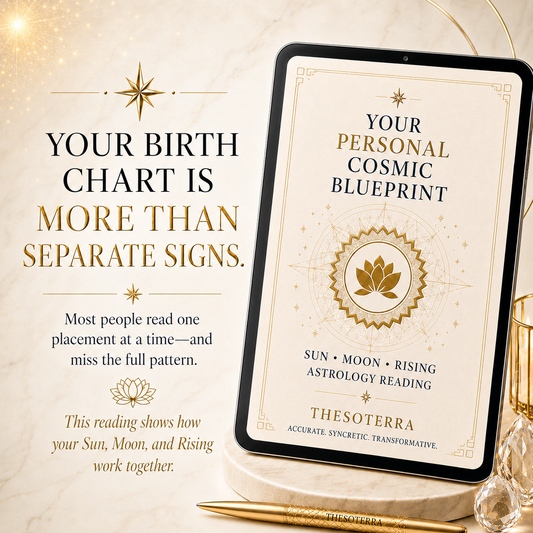 🌙 The Personal Cosmic Blueprint: Sun, Moon & Rising Reading